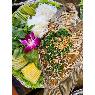 Cá tai tượng chiên xù