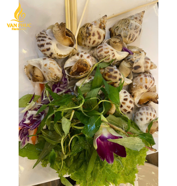 Ốc hương nướng mọi